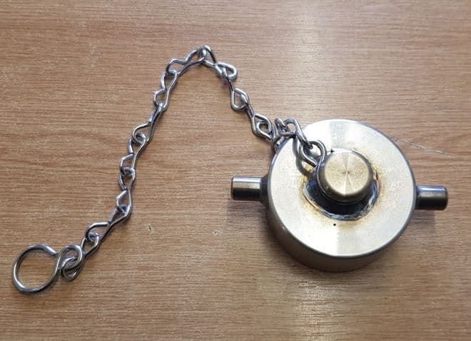 60 x 6 mm Stainless Steel IBC Blanking Cap