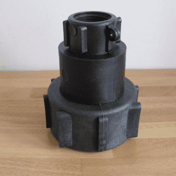 60 x 6mm Adaptor to BSP Thread