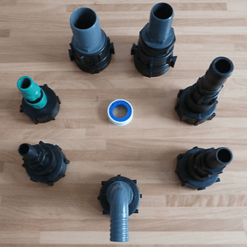 60 x 6mm IBC Adaptor to Hose Tail