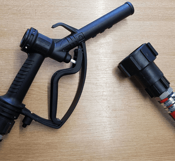 IBC Diesel / Chemical Black Diesel Gravity Delivery Hose Kit