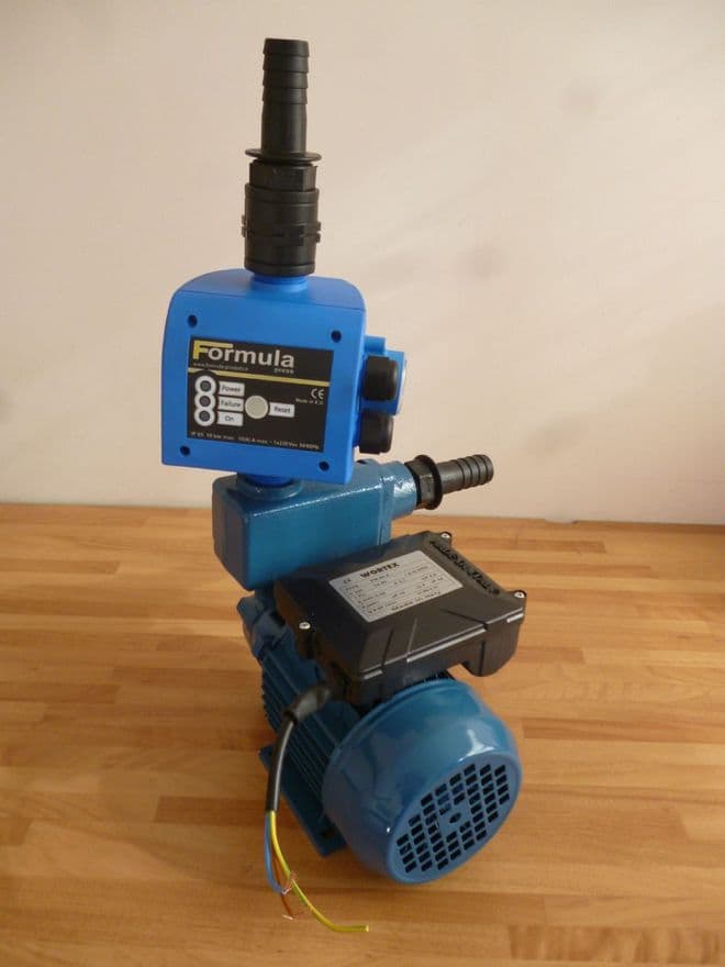 Inline Water Pump complete with Pressure Control Unit