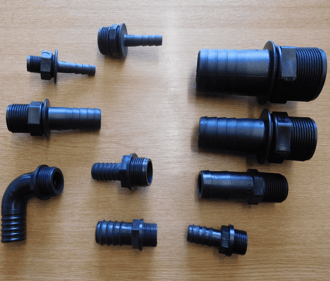 Male BSP Plastic Hosetails