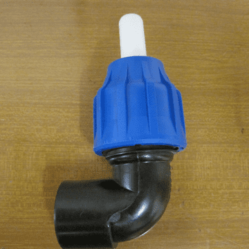 MDPE Pipe Connectors (Female BSP) 90 Degree Bend
