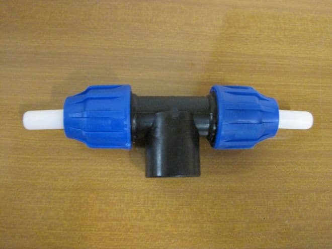 MDPE Pipe Connectors (Female BSP) - Tee Piece