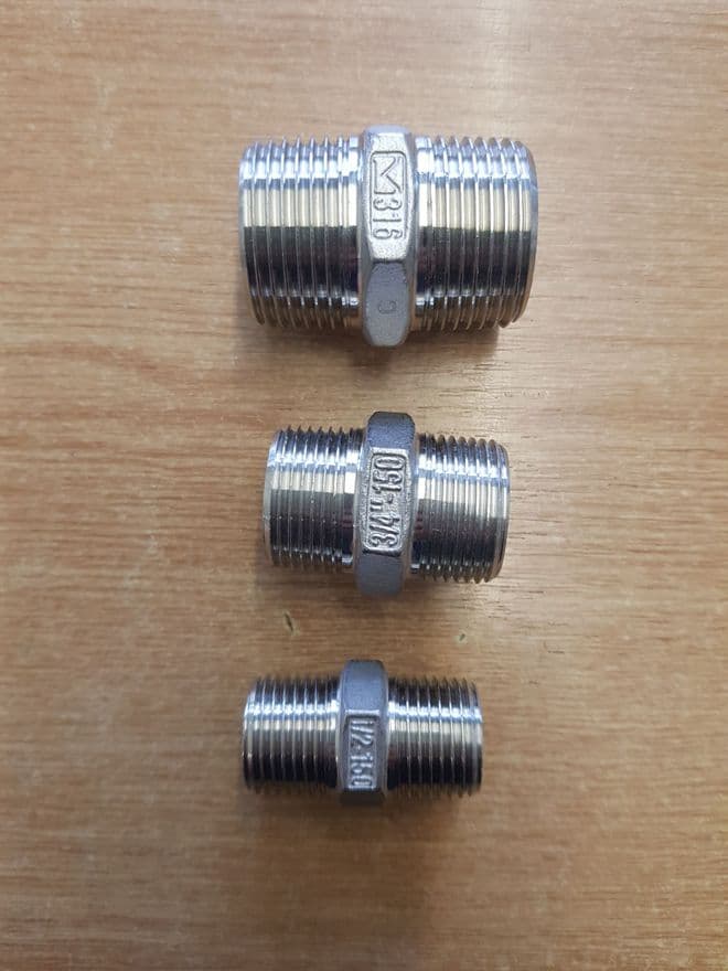 Stainless BSP Nipples