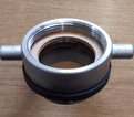 Stainless Steel 56 x 4 mm Barrel Adaptor to 2 inch BSP Female