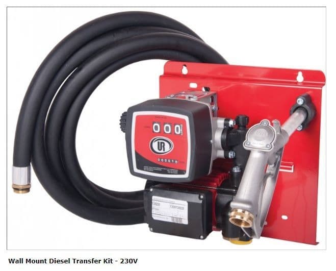 Wall Mounted Diesel Transfer Pump Kit
