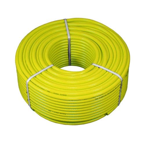 8mm Minibore Yellow Reinforced Hose 100M