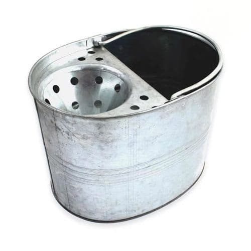9L / 2 Gallon Galvanised Mop Bucket