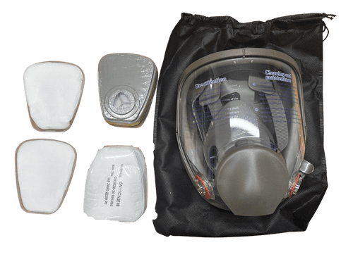 Antifog Face Mask 6800 - Acid Gas & Vapour Yellow