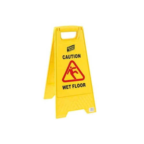 Caution Wet Floor/Clean In Progress Standard Sign