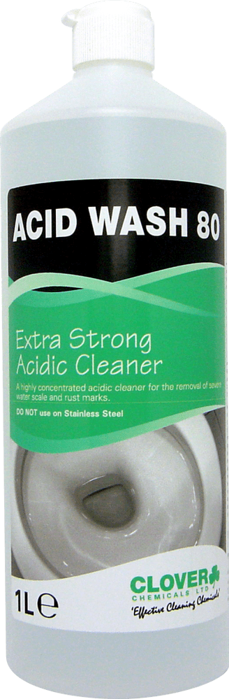 Christeyns ACID WASH 80 Extra Strength Acidic Toilet Descaler (Clover)