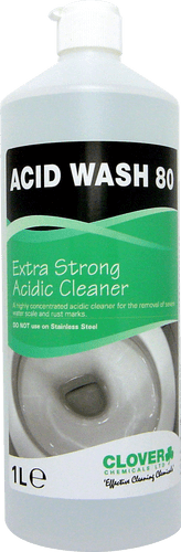 Christeyns ACID WASH 80 Extra Strength Acidic Toilet Descaler (Clover)