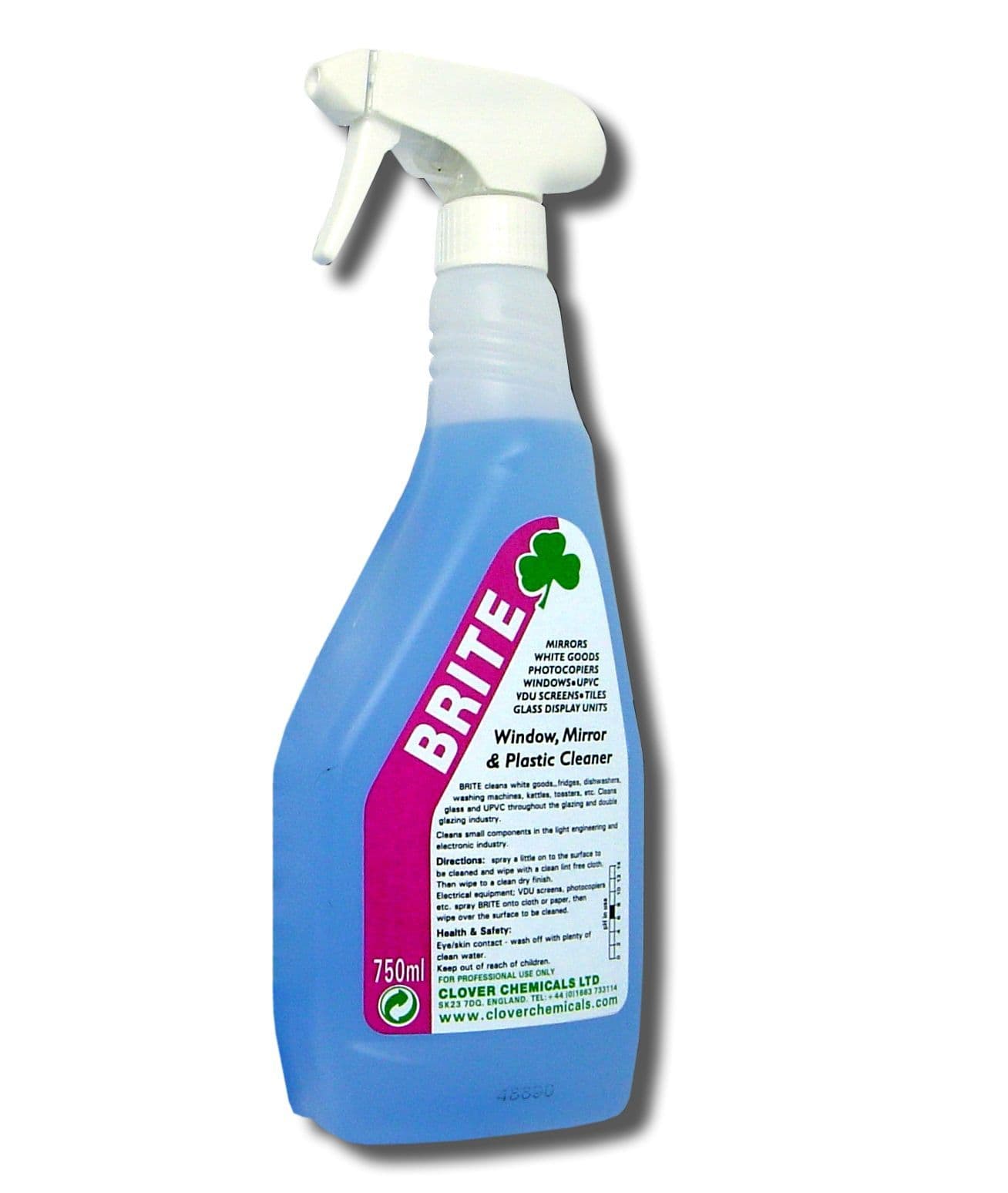 Christeyns Brite Glass & Plastic Cleaner Streak Free Surface Cleaner