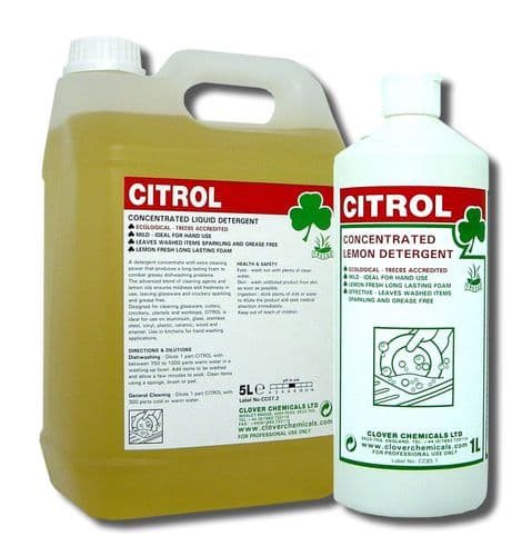 Christeyns Citrol - Lemon Washing Up Liquid (Clover)