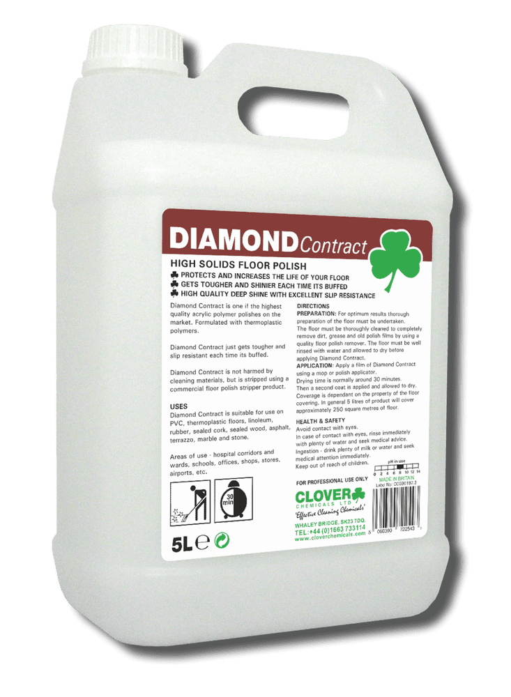 Christeyns Diamond Contract Acrylic Floor Polish Professional 5L

