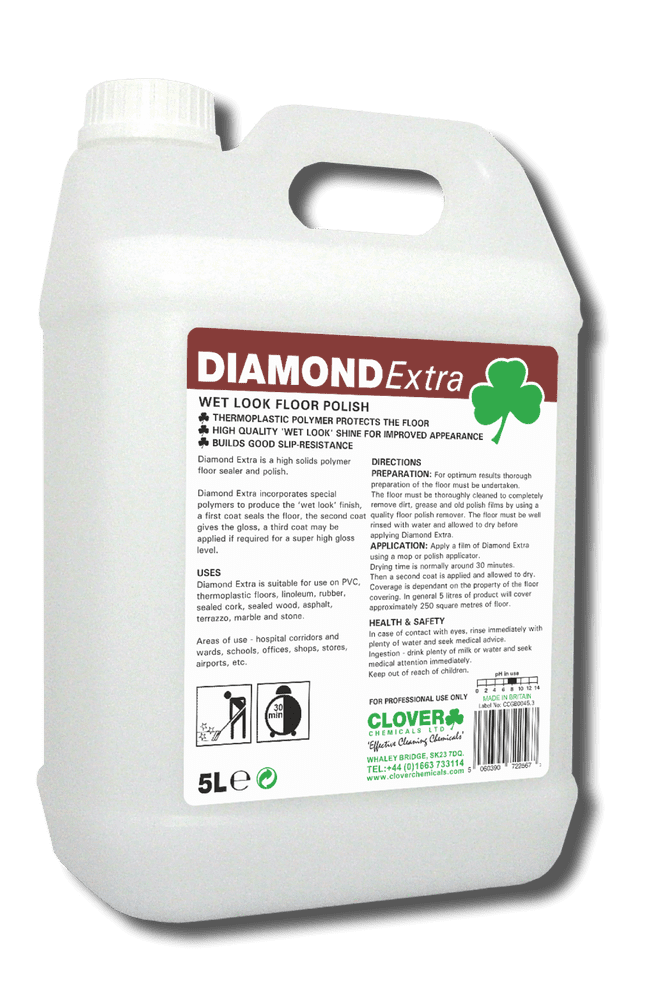 Christeyns Diamond Extra - 'Wet Look' Floor Polish (Clover)