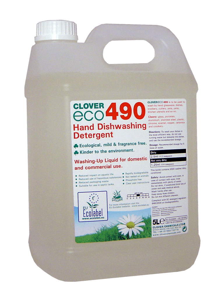 Christeyns Eco 490 - Hand Dish-washing Detergent (Clover)