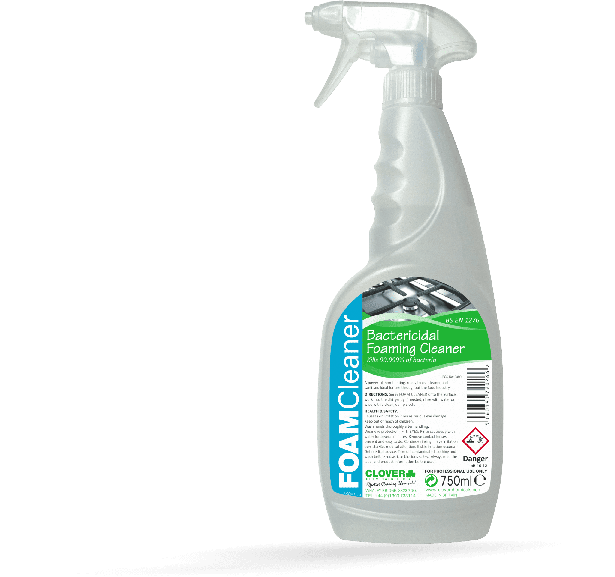 Christeyns Foam Cleaner - Ready-to-use spray on cleaner Clover
