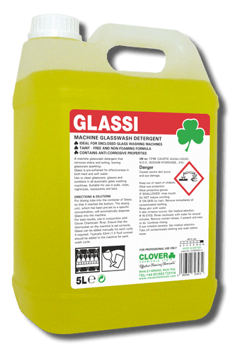 Christeyns Glassi 5L - Machine Glasswash Detergent (Clover)
