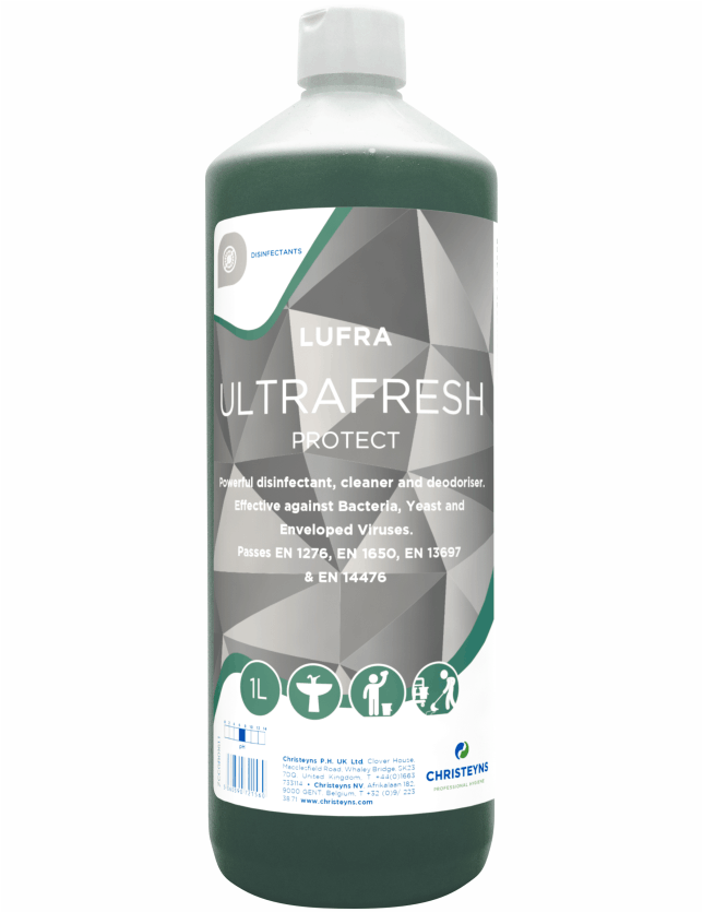 Christeyns Lufra Ultrafresh Protect Fragrant Cleaner & Disinfectant (Clover Ultrafresh)