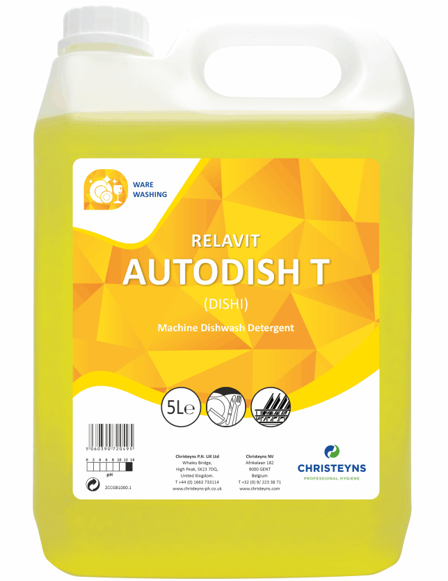 Christeyns Relavit Autodish T Machine Dishwashing Detergent 5L
