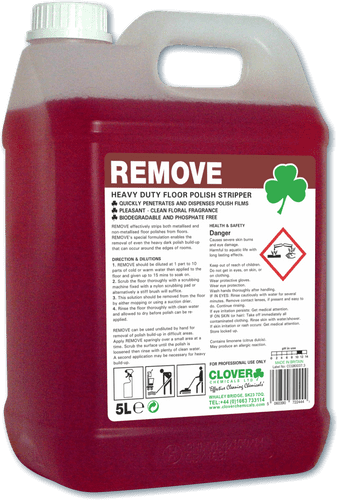 Christeyns Remove - Heavy Duty Floor Polish Remover (Clover)