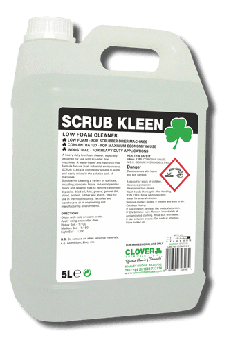 Christeyns Scrub Kleen - Low Foam Cleaner (Clover)