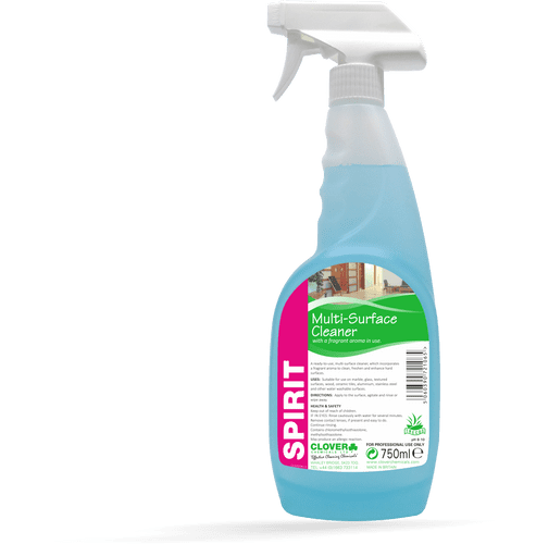 Christeyns Spirit 'RTU' 750ml - Fragrant Multi-Surface Cleaner (Clover)