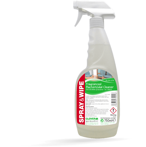 Christeyns Spray & Wipe Fragrant Cleaner and Disinfectant (Clover)