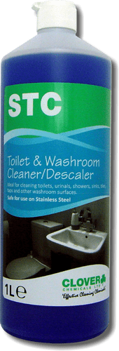 Christeyns STC Acidic Toilet and Washroom Cleaner 1L - 5L (Clover)