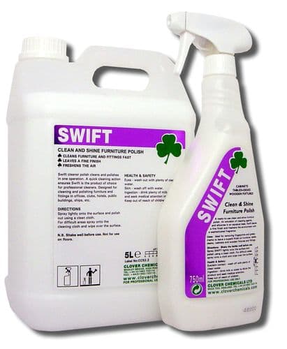 Christeyns Swift - Clean and Shine Furniture Polish (Clover)