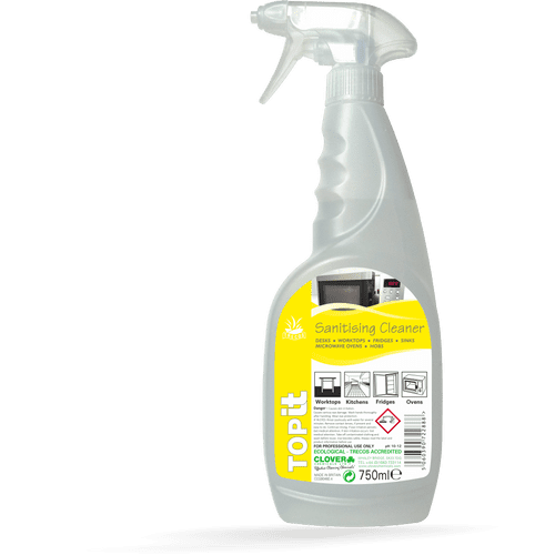 Christeyns Topit 750ml - Multi Surface Sanitising Cleaner (Clover)