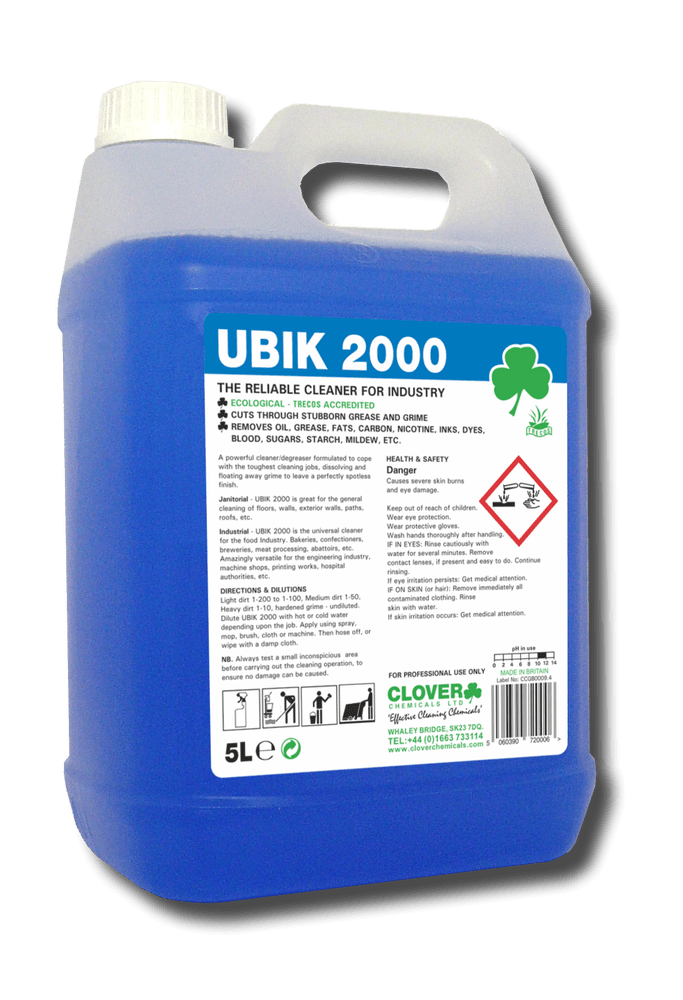 Christeyns Ubik 2000 5L - Universal Cleaner Concentrate (Clover)