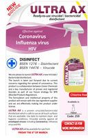 Christeyns ULTRA AX Sanitiser. Kills Coronavirus, 5 Litre (Clover)