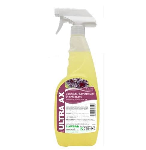 Christeyns ULTRA AX Sanitiser. Kills Coronavirus, 750ml (Clover)