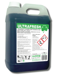 Christeyns Ultrafresh Fragrant Cleaner and Disinfectant (Clover)