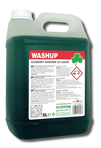 Christeyns Wash Up 5L - Economy Washing Up Liquid (Clover)