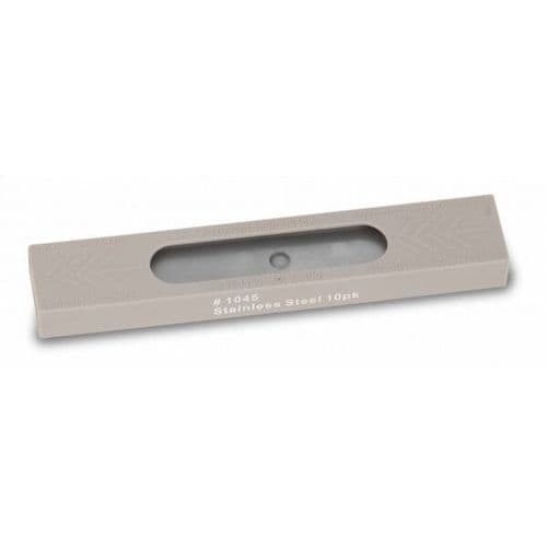 Ettore Pro+ Scraper blades 6"/15cm - Stainless Steel 10 Pack
