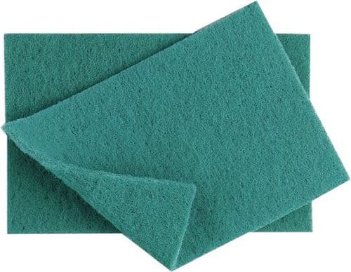 Green Scourer Pads Heavy Duty 11x15cm (x10)