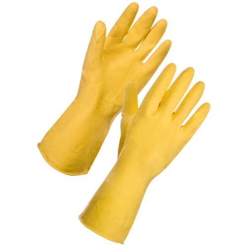 Household Rubber Gloves Yellow