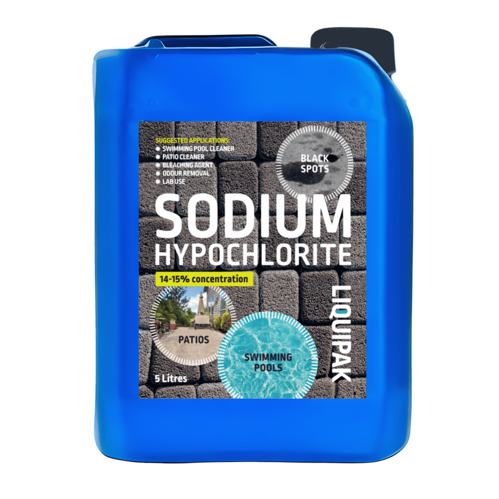 Liquipak Sodium Hypochlorite 14-15%| Patio Cleaner