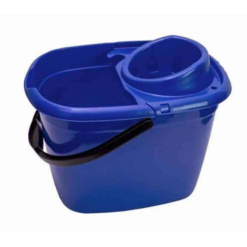 Mop Bucket Plastic Blue 2 Gallons