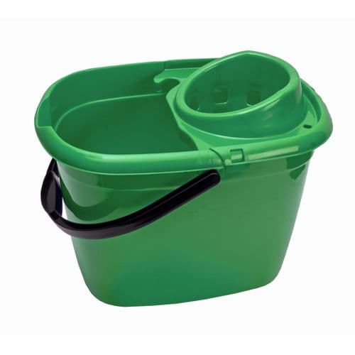 Mop Bucket Plastic Green 2 Gallons
