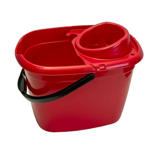 Mop Bucket Plastic Red 2 Gallons