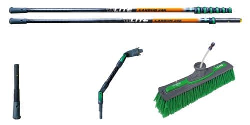 NEW nLite®Carbon Telescopic Poles + brushes