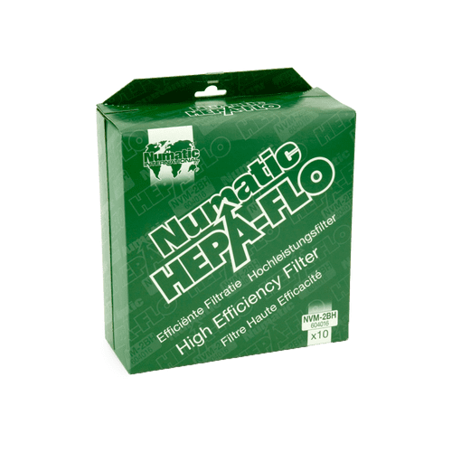 Numatic HepaFlo Filter Bags x10 (NVM-2BH) for Charles & George
