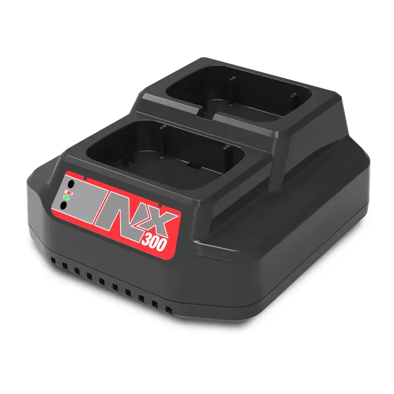 Numatic NX300 Lithium Dual Battery Charger + UK Plugged Cable