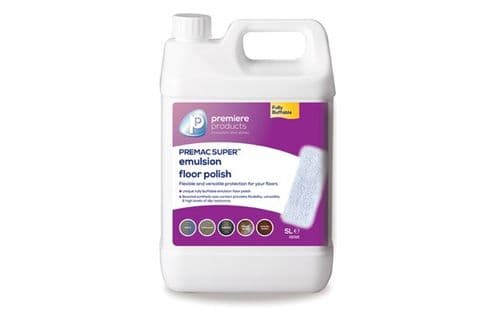 Premiere Premac Super floor polish 5ltr