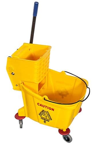 Professional Kentucky 36L Single Mop Bucket Wringer Trolley